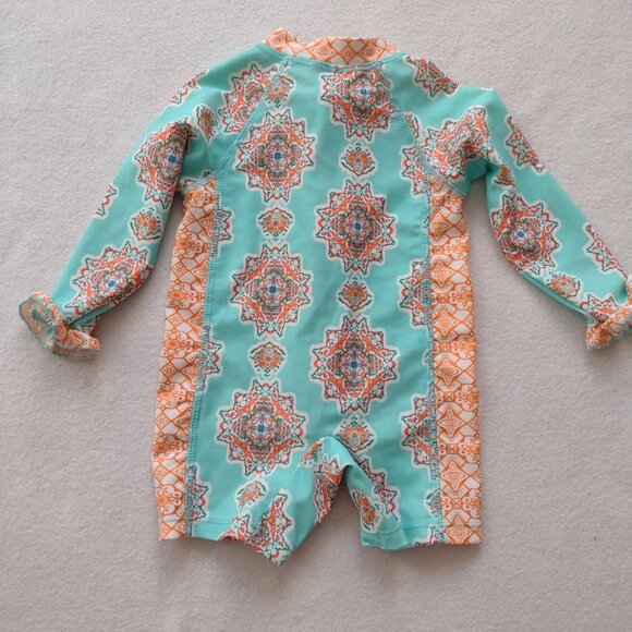 Cabana Life Infant 3-6M One Piece Bodysuit NEW UV Protection Swimwear - Picture 8 of 9